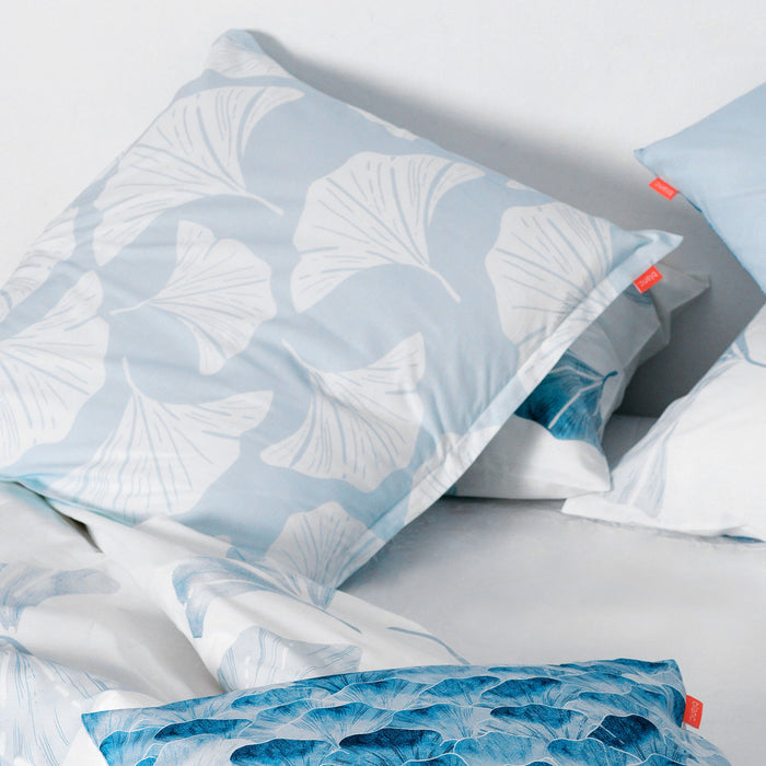 Blanc Kussenhoes Ginkgo