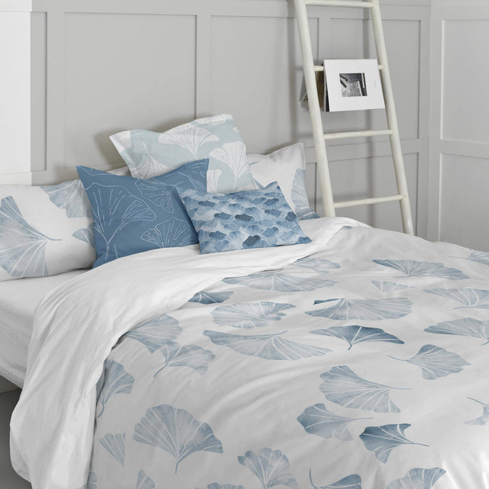 Blanc Kussenhoes Ginkgo