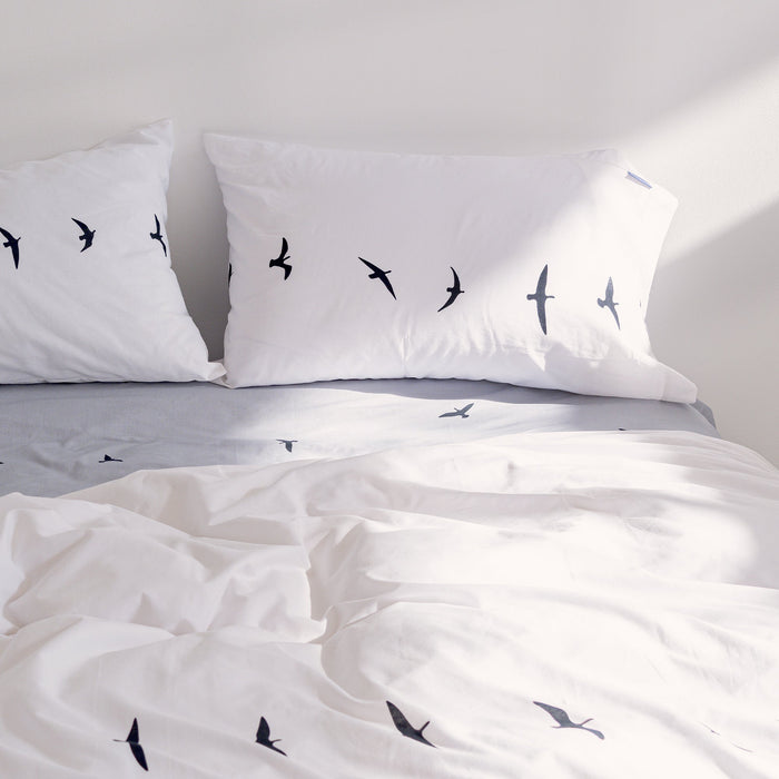 Blanc Dekbedovertrek Trip