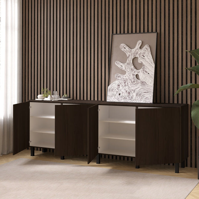 Artego Design Casella Ayaya 243 cm Dressoir Donkerbruin