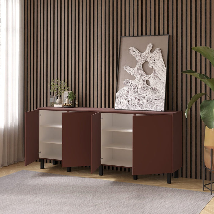 Artego Design Pastell Ayaya 203 cm Dressoir Oxydrood