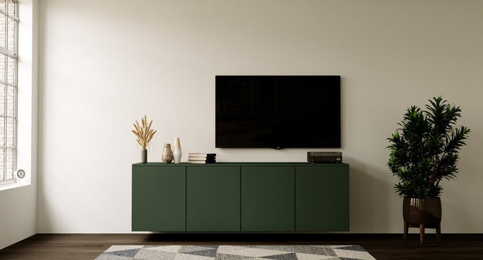 Artego Design Neve Soft Pro 243 cm Zwevend Dressoir Groen