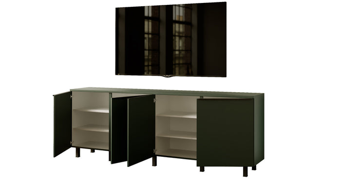 Artego Design Soft Pro Nora 163 cm Dressoir Groen