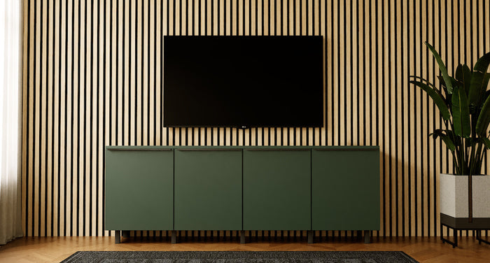 Artego Design Soft Pro Nora 163 cm Dressoir Groen