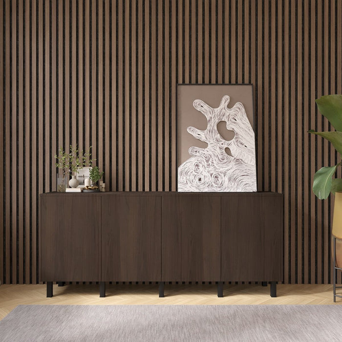 Artego Design Casella Ayaya 203 cm Dressoir Donkerbruin