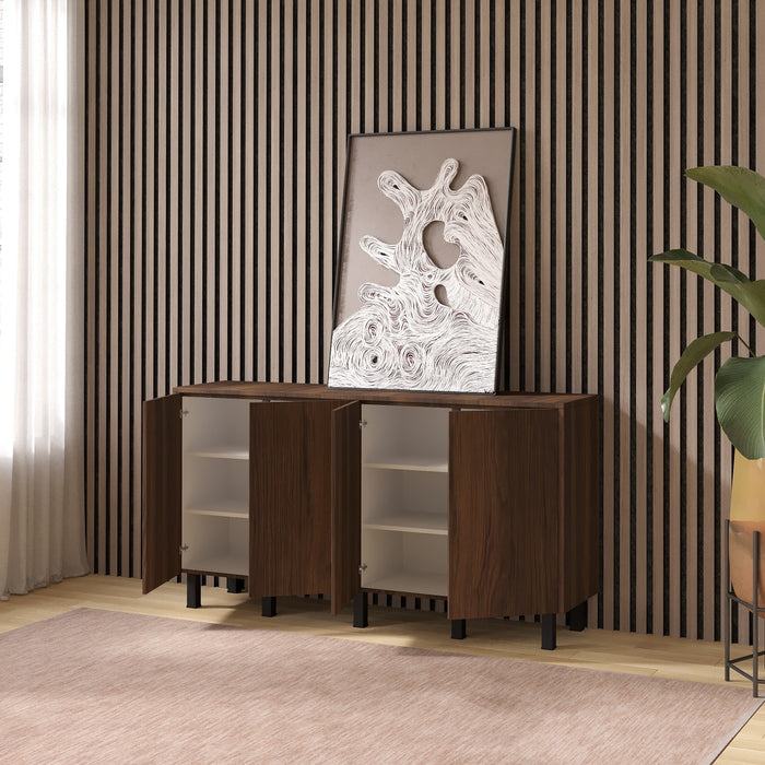 Artego Design Trentino Ayaya 163 cm Dressoir Walnoot