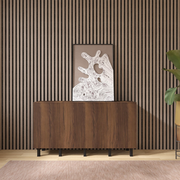 Artego Design Trentino Ayaya 163 cm Dressoir Walnoot