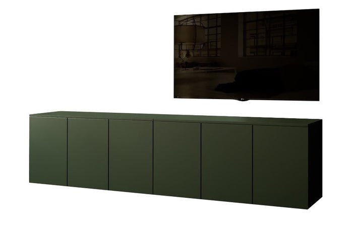 Artego Design Neve Soft Pro 303 cm Zwevend Dressoir Groen