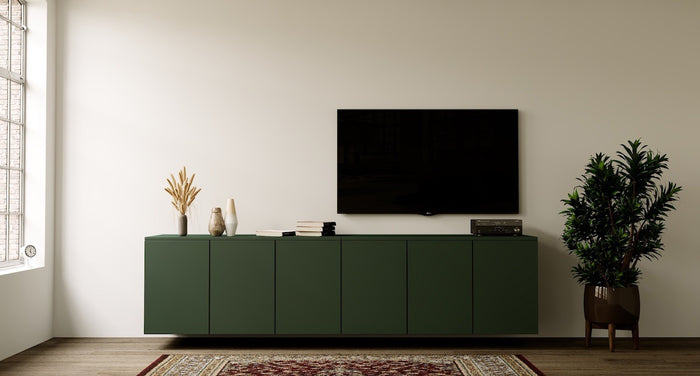 Artego Design Neve Soft Pro 303 cm Zwevend Dressoir Groen