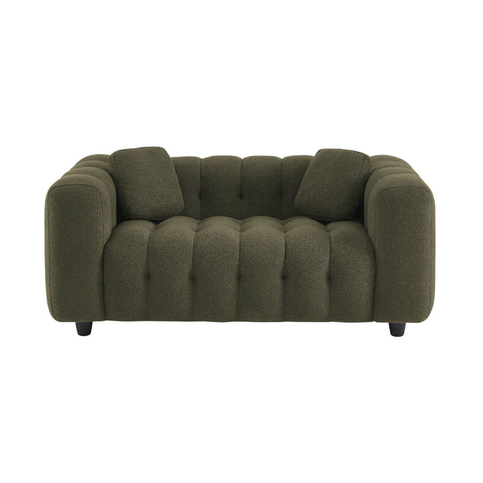 sweeek - 2-zitsbank, bekleed met bouclé textuur