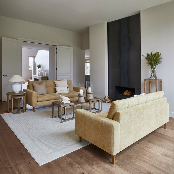 Rivièra Maison - Astoria Einde Tafel Set, ronde vorm, GH1 - Gerecycled Eikenhout, hoogte 55|49 cm