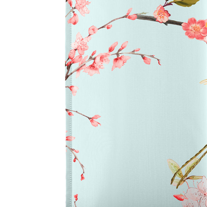 Chinoiserie Gordijn 140x300 cm Happyfriday, Veelkleurig, 100% polyester, de kwaliteit van