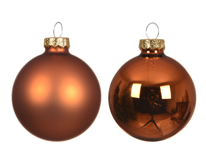 Decoris - Kerstballen glas d3.5 cm w.cdr 16st