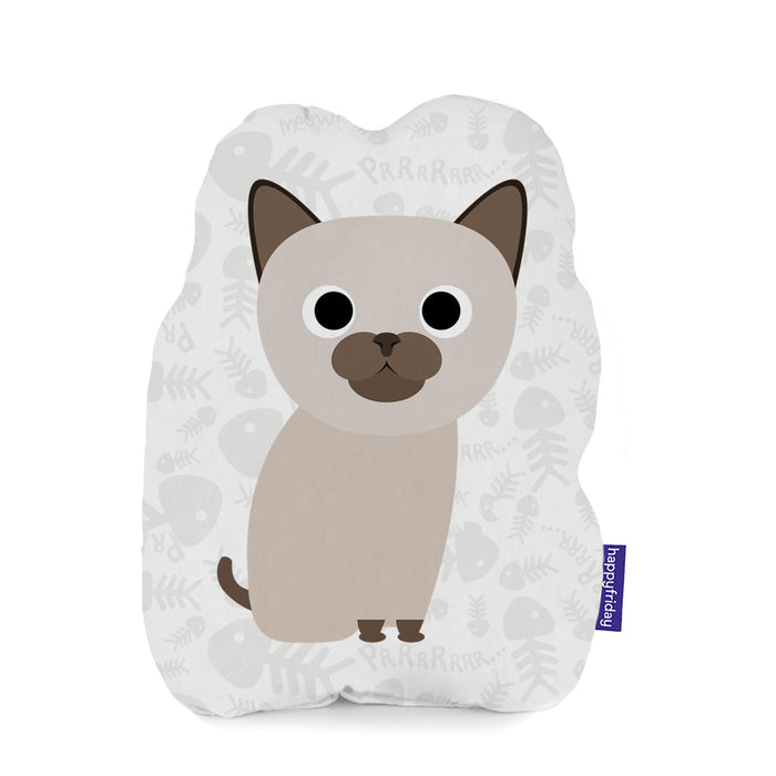 Cats Kussen 40x30 cm Mr Fox, Veelkleurig, 100% Katoen (buitenkant) 100% Polyester (vulling), de kwaliteit van 150 TC