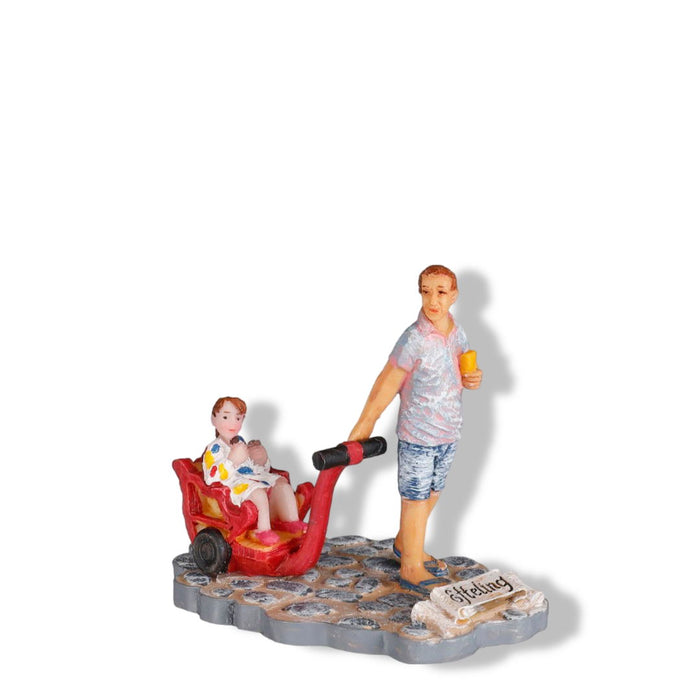 Luville - Efteling -bezoekers: Zijn we d'r al?' - l7,5xb4,5xh6,5cm'