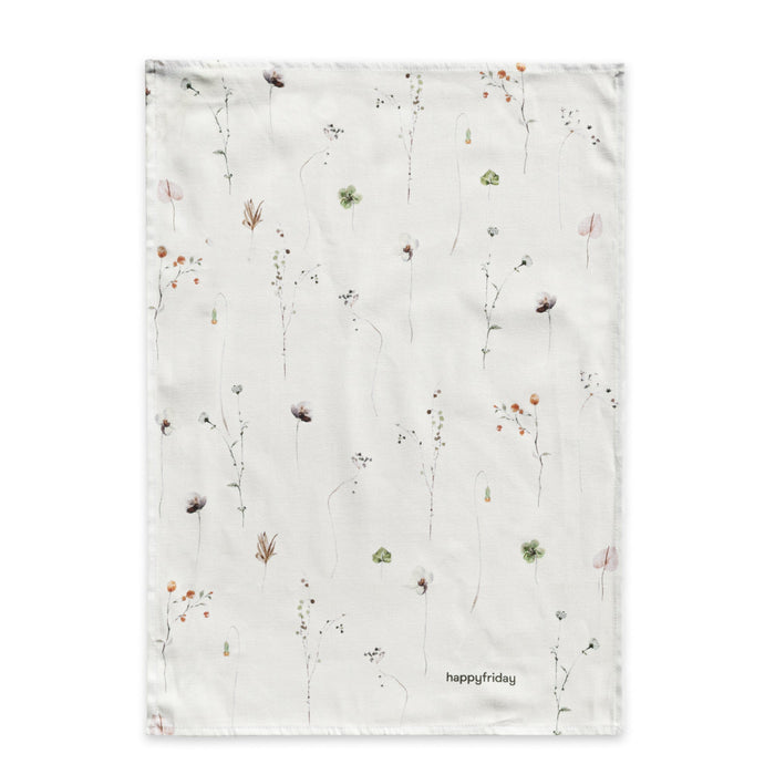 Ikebana Keukenhanddoek 2 stuks 70x50 cm Happyfriday, Veelkleurig, 100% katoen, de kwaliteit van 200 Gr x m2