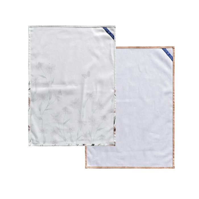 Burgeoning Keukenhanddoek 2 stuks 70x50 cm Happyfriday, Veelkleurig, 100% katoen, de kwaliteit van 200 Gr x m2