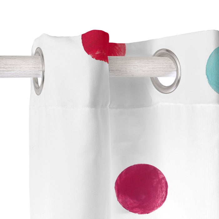 Confetti Gordijn 140x300 cm Happyfriday, Veelkleurig, 100% polyester, de kwaliteit van