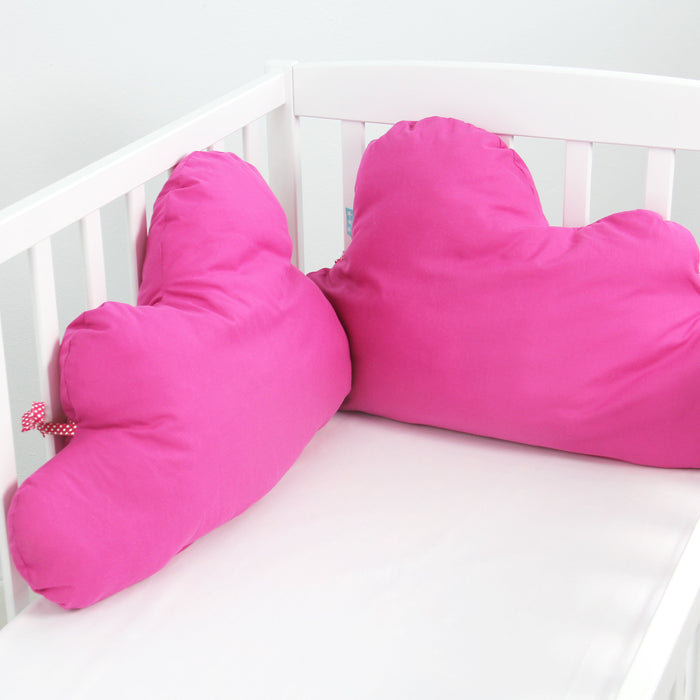 Nube Wieg60x40 cm Fuchsia Basic Kids, Fuchsia, 100% katoen, de kwaliteit van 150 hilos