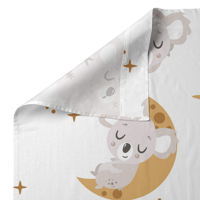 Baby koala Laken Set 2-delig Moshi Moshi, Veelkleurig, 100% katoen, de kwaliteit van 150 TC