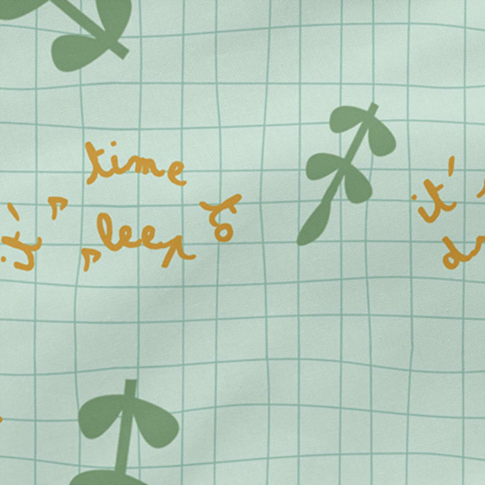 Happy sloth Kussensloop 50x75 cm Moshi Moshi, Veelkleurig, 100% katoen, de kwaliteit van 150 hilos