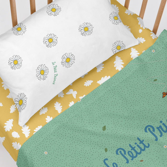 Le printemps Laken Set ledikant 2-delig Le Petit Prince, Veelkleurig, 100% katoen, de kwaliteit van 150 TC