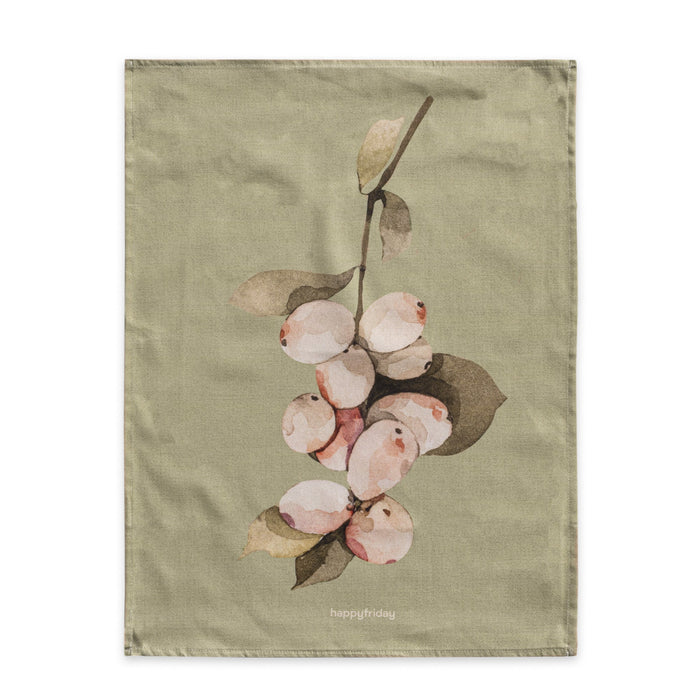 Grape juice Keukenhanddoek 2 stuks 70x50 cm Happyfriday, Veelkleurig, 100% katoen, de kwaliteit van 200 Gr x m2