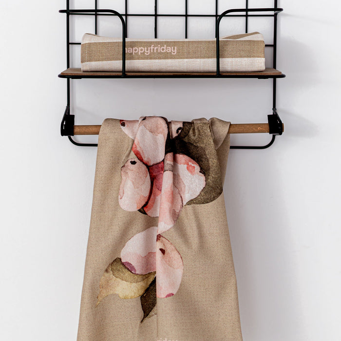 Grape juice Keukenhanddoek 2 stuks 70x50 cm Happyfriday, Veelkleurig, 100% katoen, de kwaliteit van 200 Gr x m2