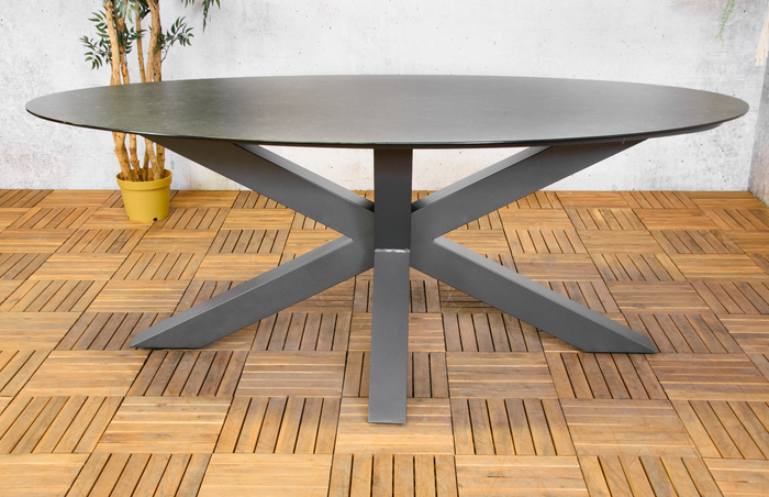 Sens-Line - Atalanta Tuintafel Ovaal 200x100cm - Keramiek