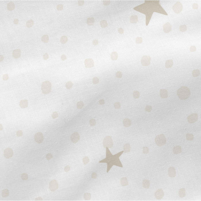 Little star Hoeslaken Beige Basic Kids, Beige, 100% katoen, de kwaliteit van 150 TC