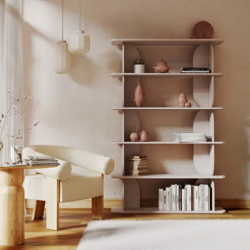 by fonQ Curbe Stellingkast - Greige