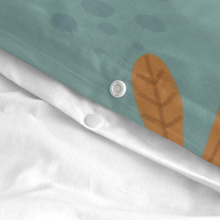 Dreaming Dekbedovertrek wieg 2-delig Mr Fox, Veelkleurig, 100% katoen, de kwaliteit van 150 hilos