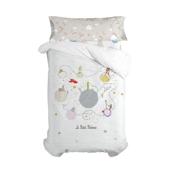 Voyageur Dekbedovertrek 2-delig Le Petit Prince, Veelkleurig, 100% katoen, de kwaliteit van 150 hilos