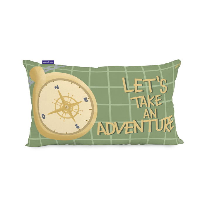 World trip Kussensloop 50x30 cm Mr Fox, Veelkleurig, 100% katoen, de kwaliteit van 150 TC