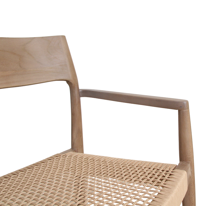 Raw Materials Freya tuinstoel met armleuning naturel