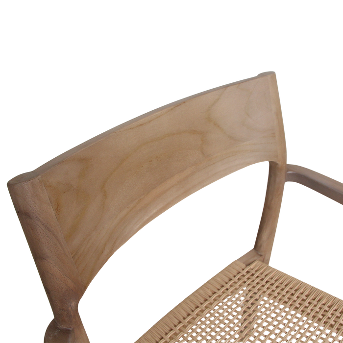 Raw Materials Freya tuinstoel met armleuning naturel