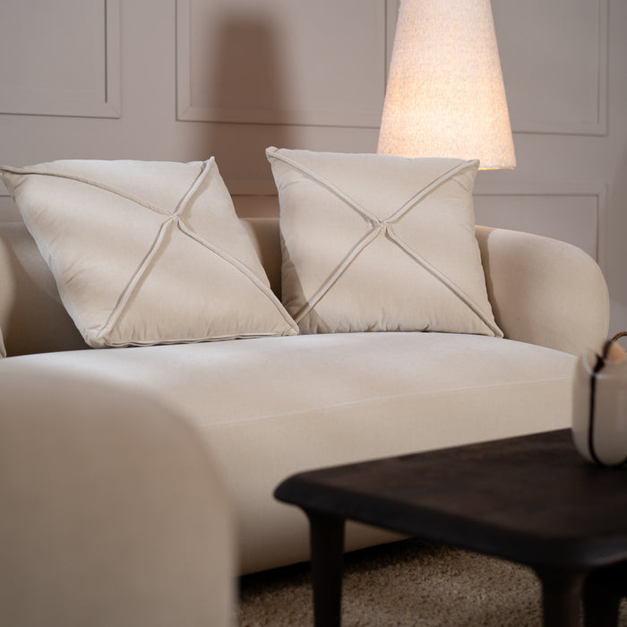 Bronx71 3-zitsbank Palermo velvet beige