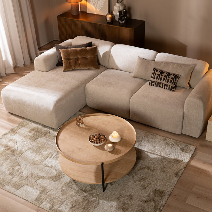 Bronx71 Salontafel Rio Ø90 cm blank eiken