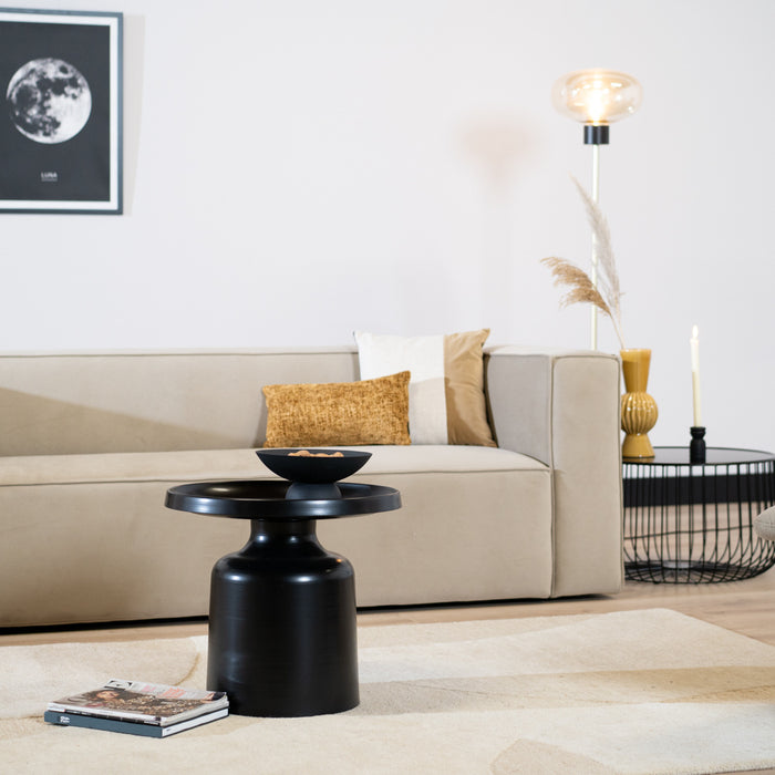 Bronx71 Salontafel Donna rond metaal zwart