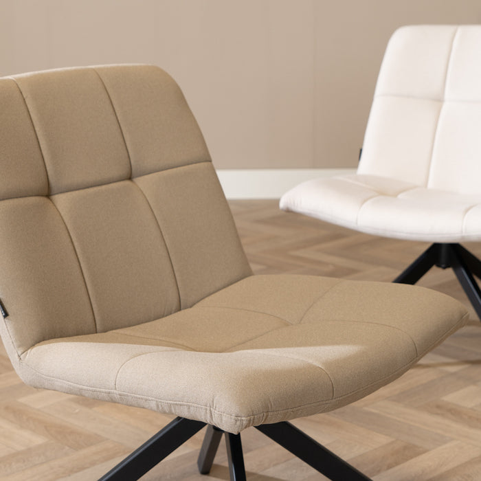 Bronx71 Scandinavische fauteuil Eevi gerecyclede stof taupe