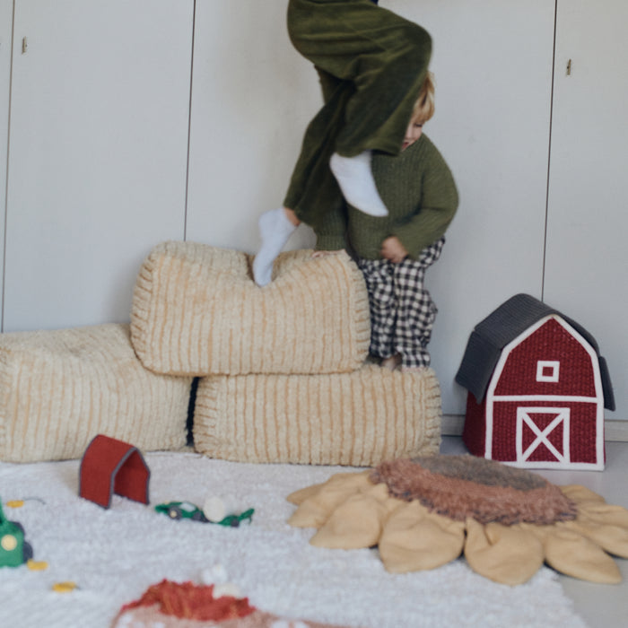 Lorena Canals Farm Poef - Hooiberg