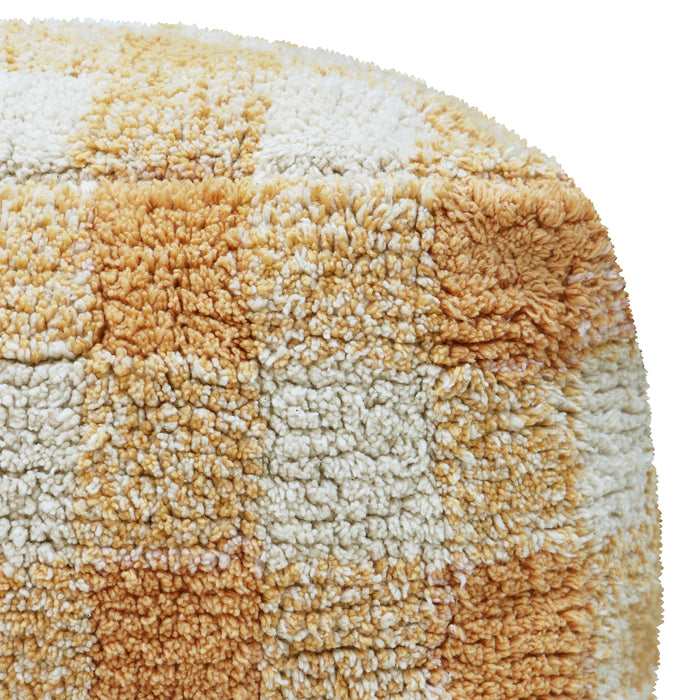 Lorena Canals Vichy Poef - Geel