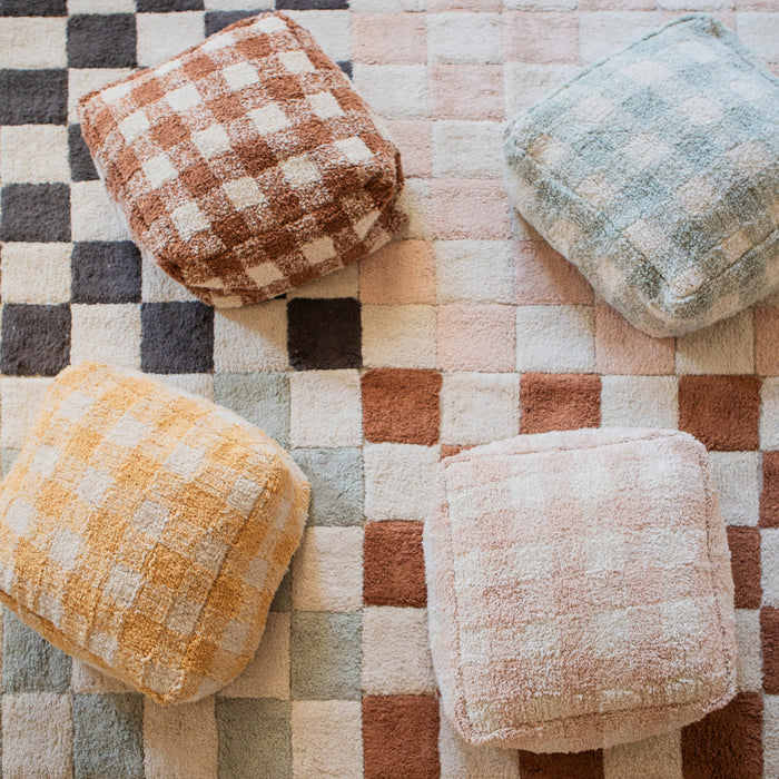 Lorena Canals Vichy Poef - Geel