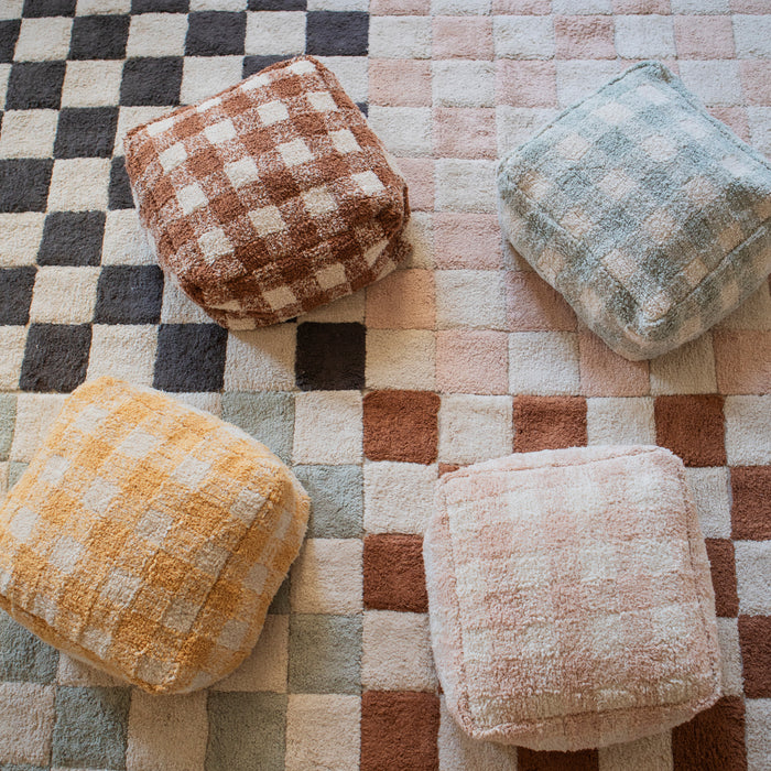 Lorena Canals Vichy Poef - Roze