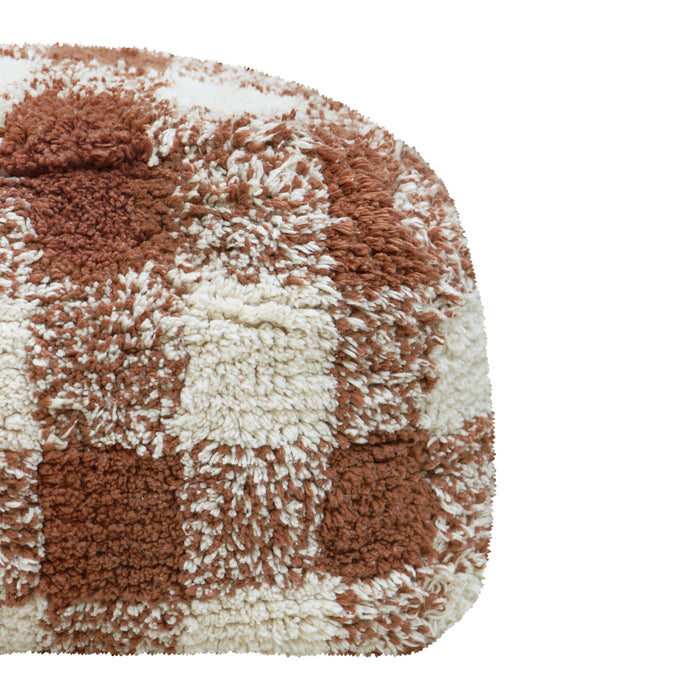 Lorena Canals Vichy Poef - Toffee