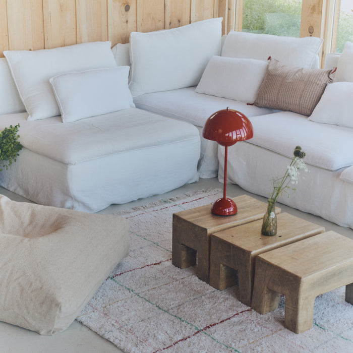 Lorena Canals Farm Vloerkleed 140 x 200 cm - Gekleurde Strepen