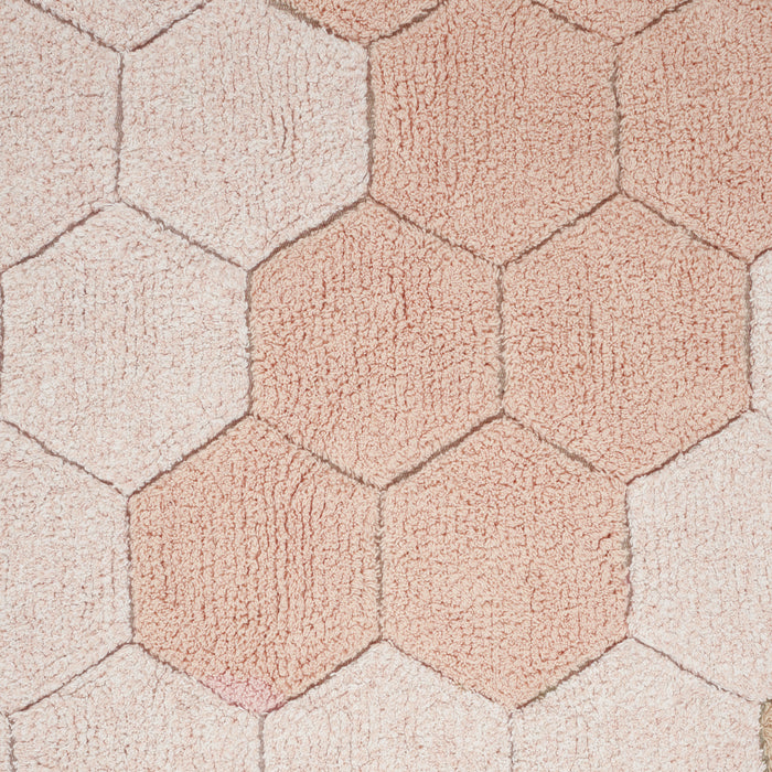 Lorena Canals Planet Bee Honingraat Vloerkleed Ø 140 cm - Roze