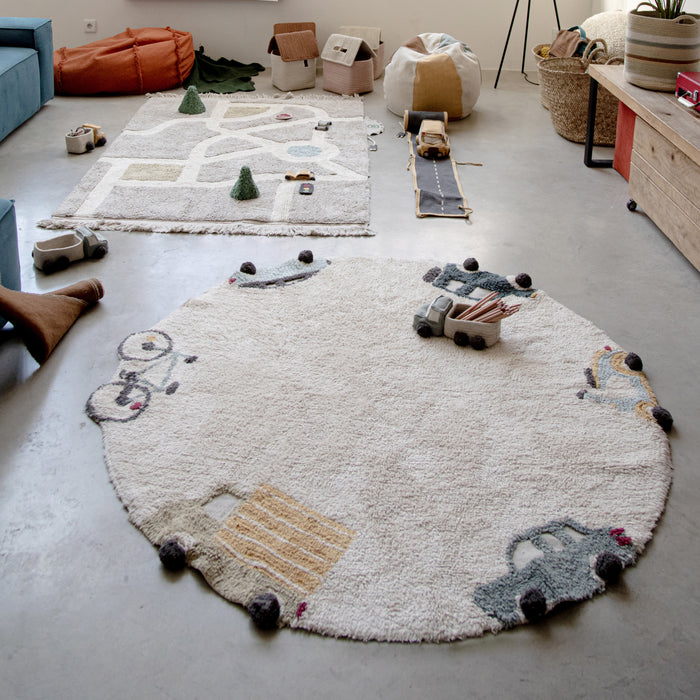 Lorena Canals Eco City Speelkleed Ø 140 cm - Wheels