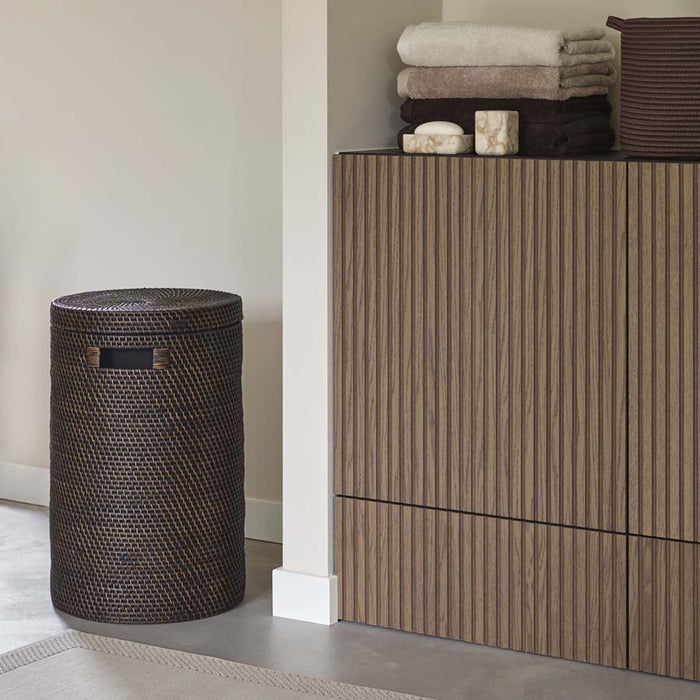 Aquanova Cino Wasmand met Deksel - Pecan