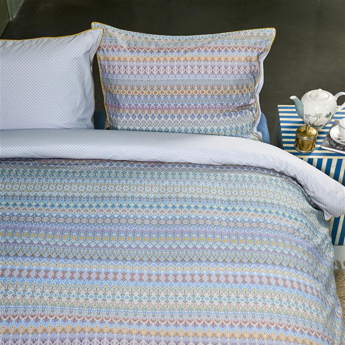 Pip Studio Ashanti Dekbedovertrek 140 x 200/220 cm - Blauw